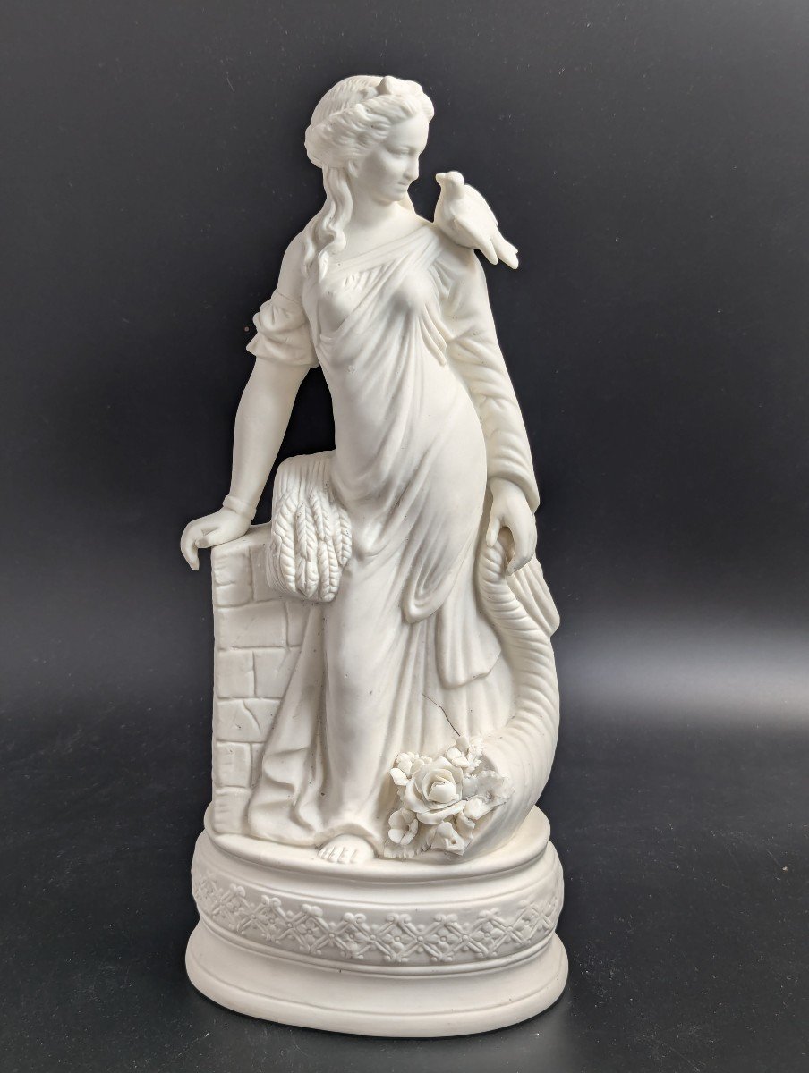 Parian Figurine Of Peace, By James Wilson, C. 1890