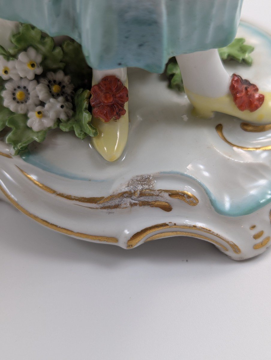 Figurines En Porcelaine De Derby Représentant Des "danseurs Du Ranelagh", Vers 1760-65. Rare.-photo-6