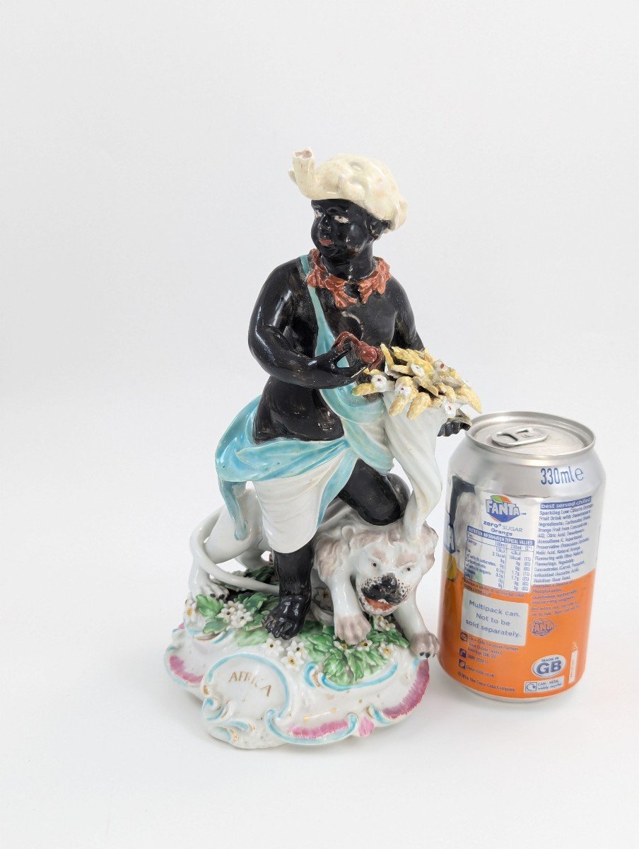 Derby Porcelain Allegorical Figure Of Africa, Circa 1765-photo-4