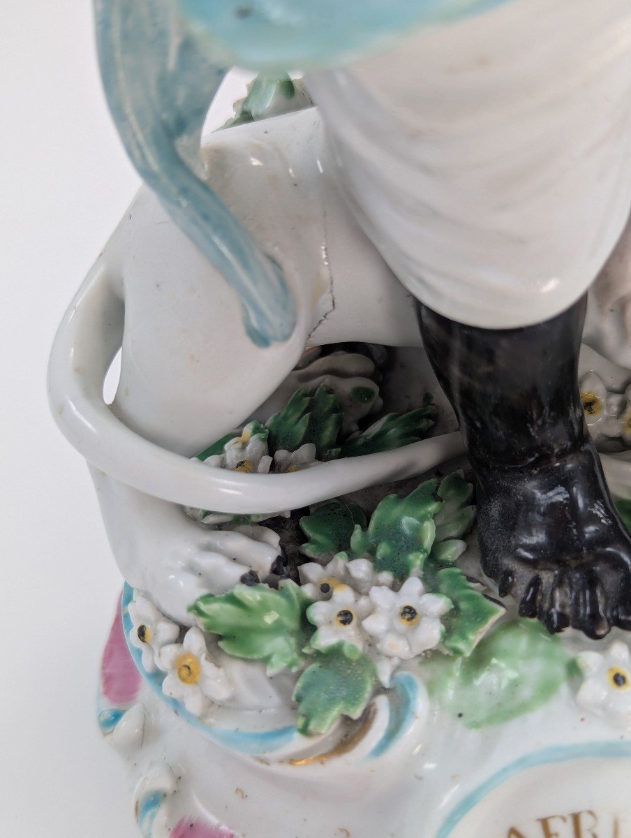 Derby Porcelain Allegorical Figure Of Africa, Circa 1765-photo-5