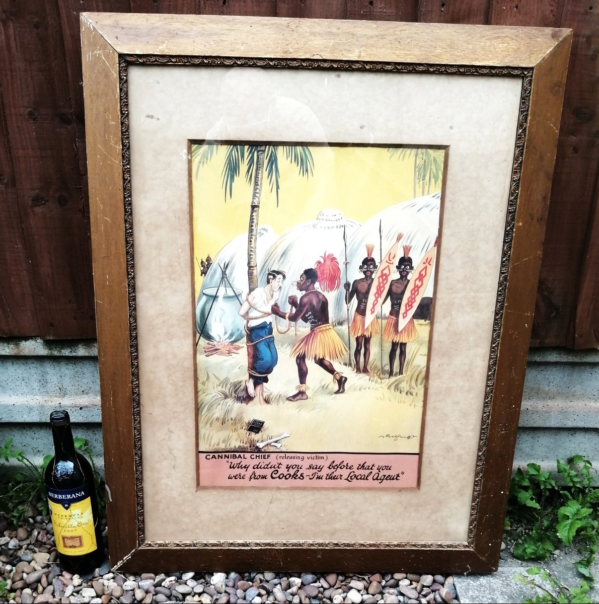 "cannibals With Tourist" Cook Travel Agency Ad Poster, 1930-photo-4