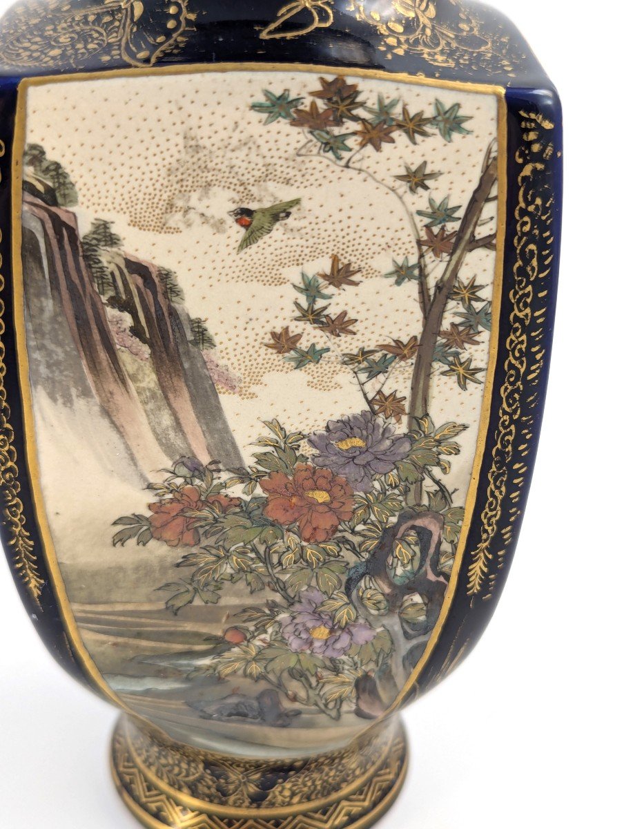 Vase Ancien En Faïence De Satsuma, Japon, Vers Le XIXe Siècle-photo-6