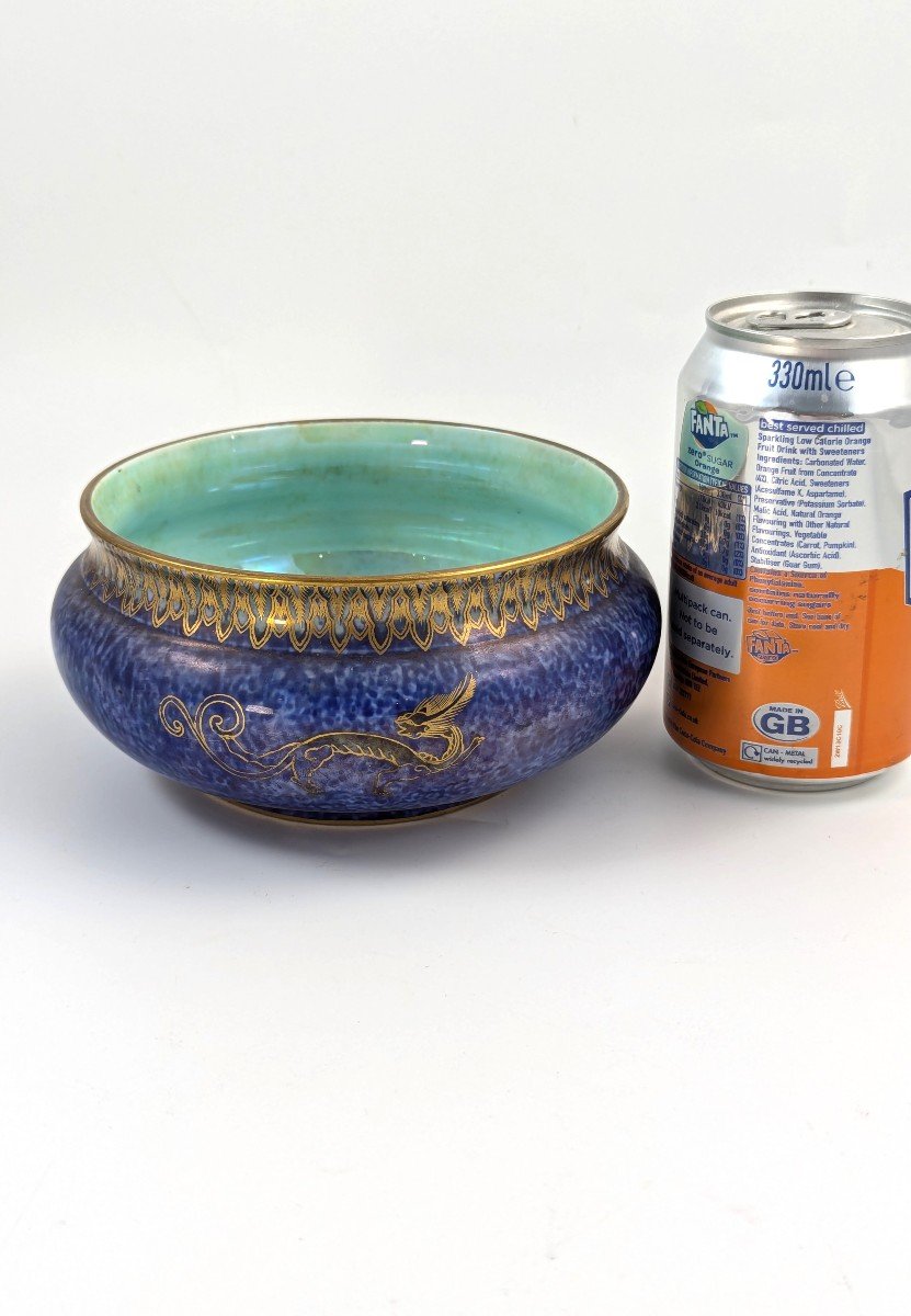 Daisy Makeig-jones Fairyland Dragon Lantern Bowl, Wedgwood, Circa 1915-1920-photo-6