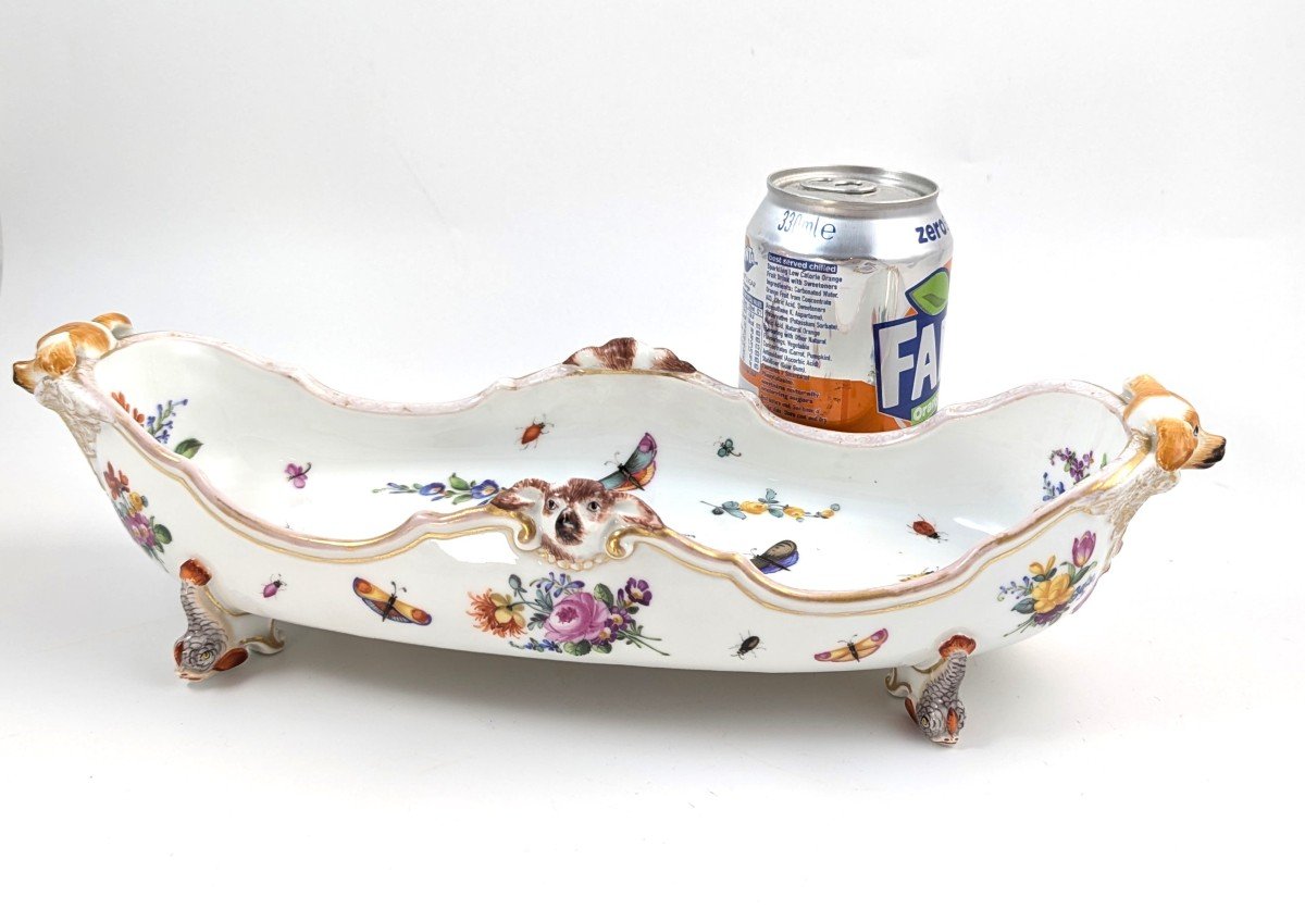 Rare Bowl In The Style Of Meissen, Helena Wolfsohn, Dresden, Circa 1880-photo-8