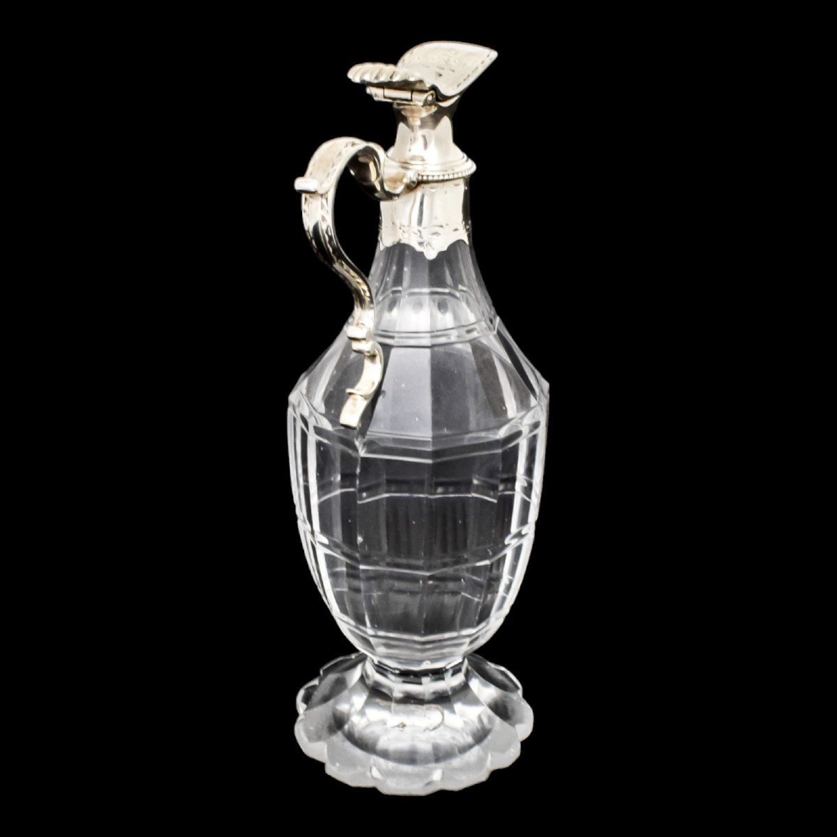 Carafe à Liqueur En Argent De George III Avec Armoiries De Griffon-photo-3