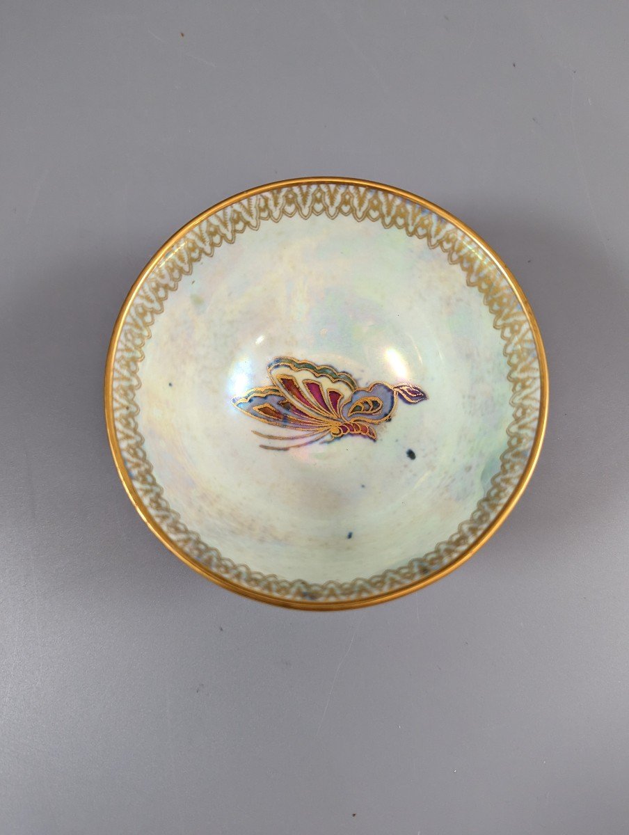 Daisy Makeig-jones, Wedgwood, Bol à Papillon Lustré, Vers 1920-photo-3