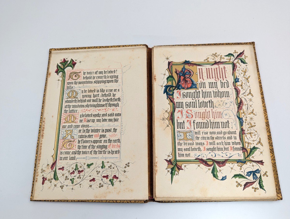 « Le Cantique Des Cantiques, Qui Est De Salomon », Enluminé Par Owen Jones, 1849-photo-4
