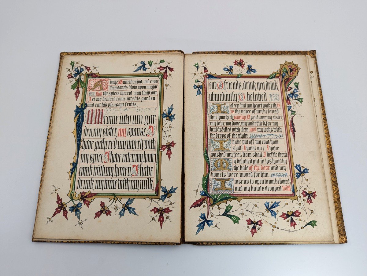 « Le Cantique Des Cantiques, Qui Est De Salomon », Enluminé Par Owen Jones, 1849-photo-3