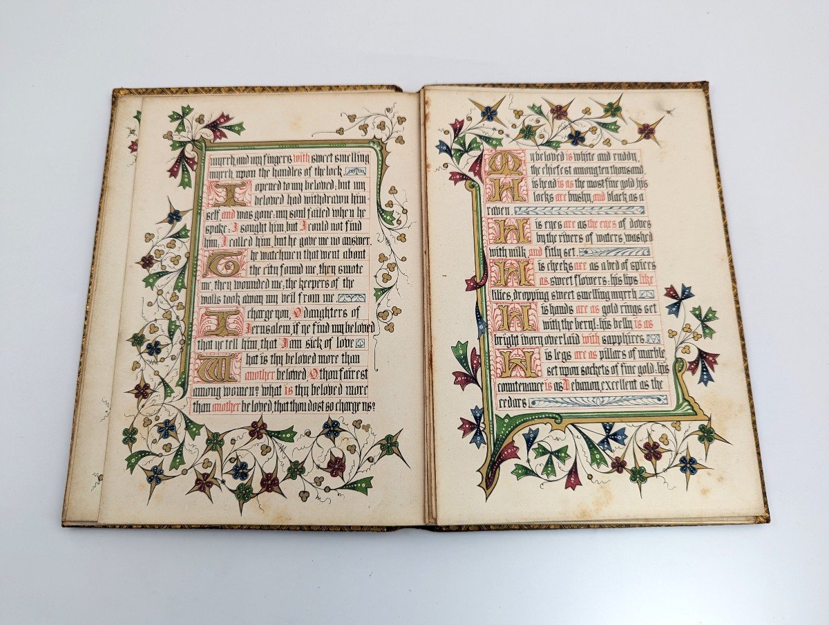 « Le Cantique Des Cantiques, Qui Est De Salomon », Enluminé Par Owen Jones, 1849-photo-4