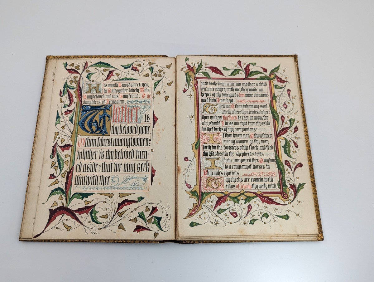 « Le Cantique Des Cantiques, Qui Est De Salomon », Enluminé Par Owen Jones, 1849-photo-5