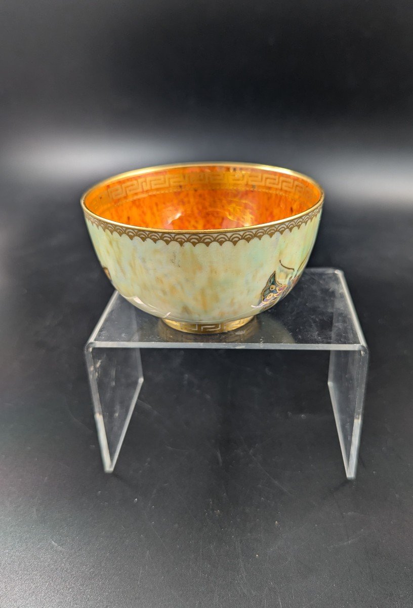 Daisy Makeig-jones, Wedgwood, Bol à Papillon Lustré, Vers 1920-photo-4