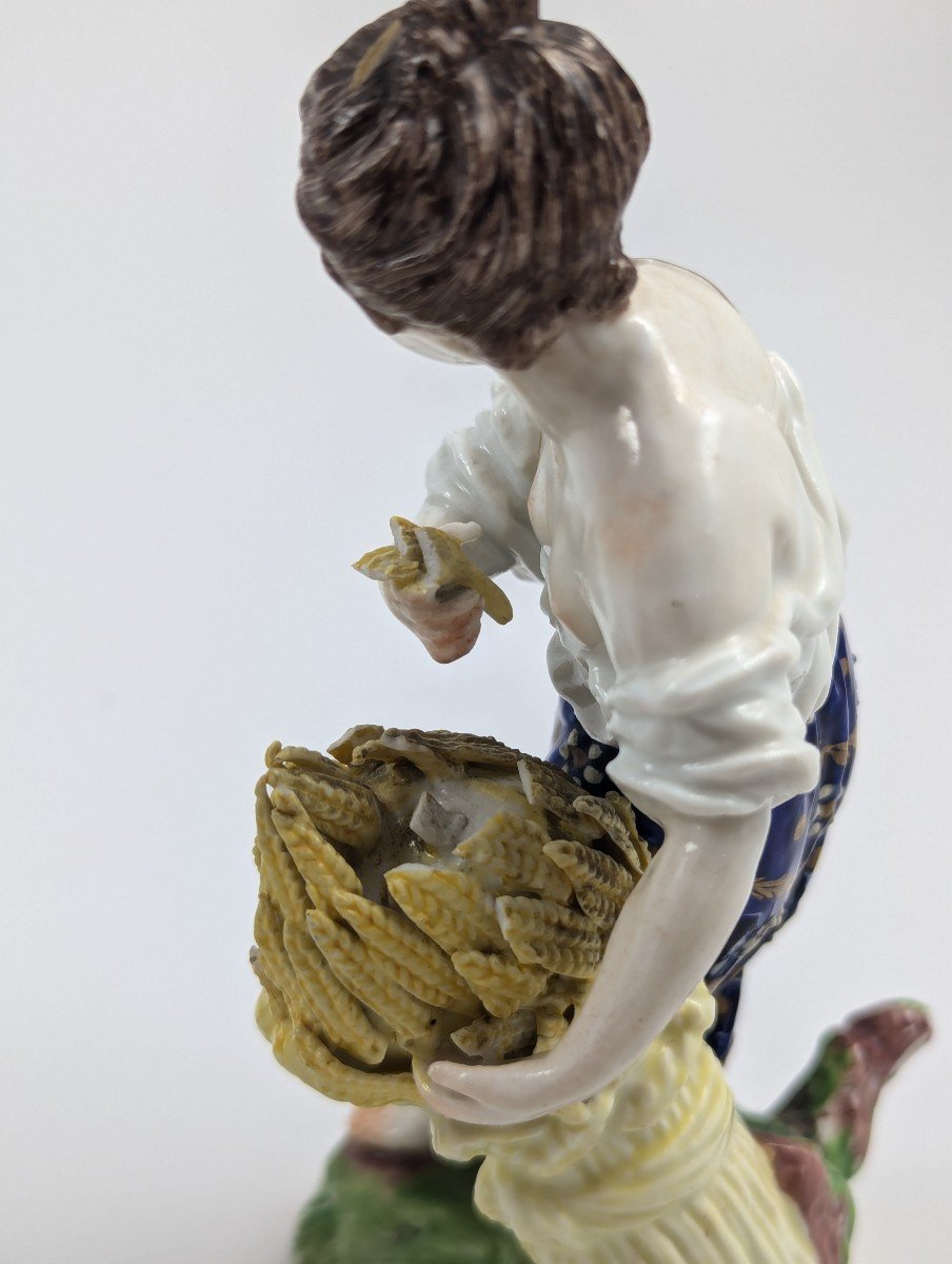 Figurines En Porcelaine - Saisons Allégoriques, Chelsea-Derby, Vers 1770-photo-7