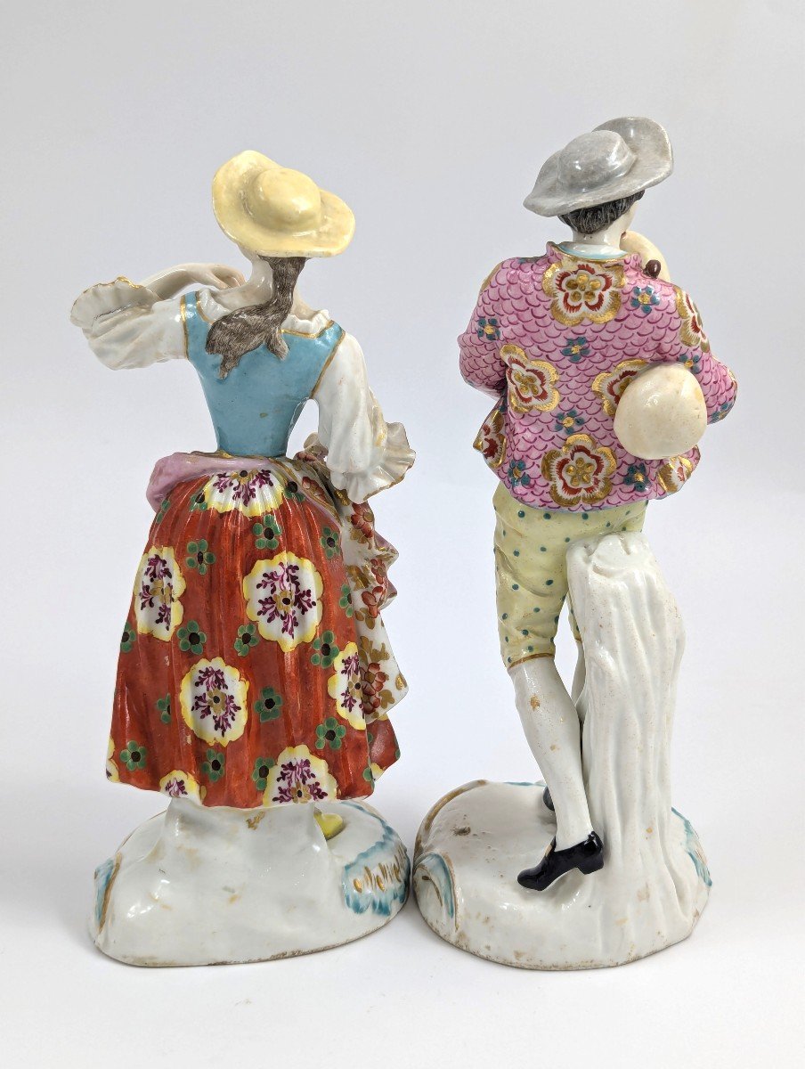 Figurines Anciennes En Porcelaine De Chelsea, Vers 1760-photo-4