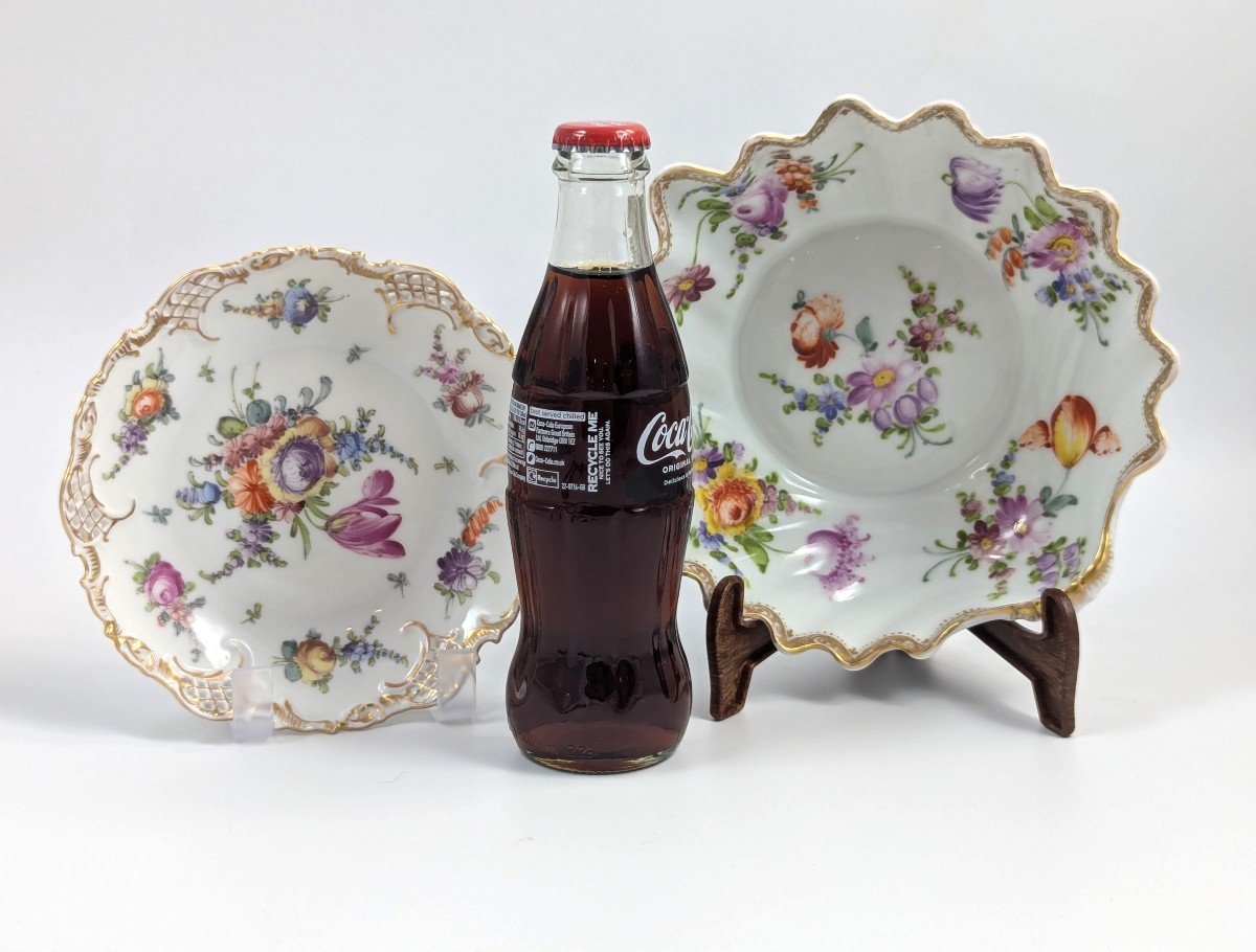 Proantic: Helena Wolfsohn Porcelain Bowls/plates, Dresden, C Proantic: Helena Wolfsohn Porcelain Bowls/plates, Dresden, C