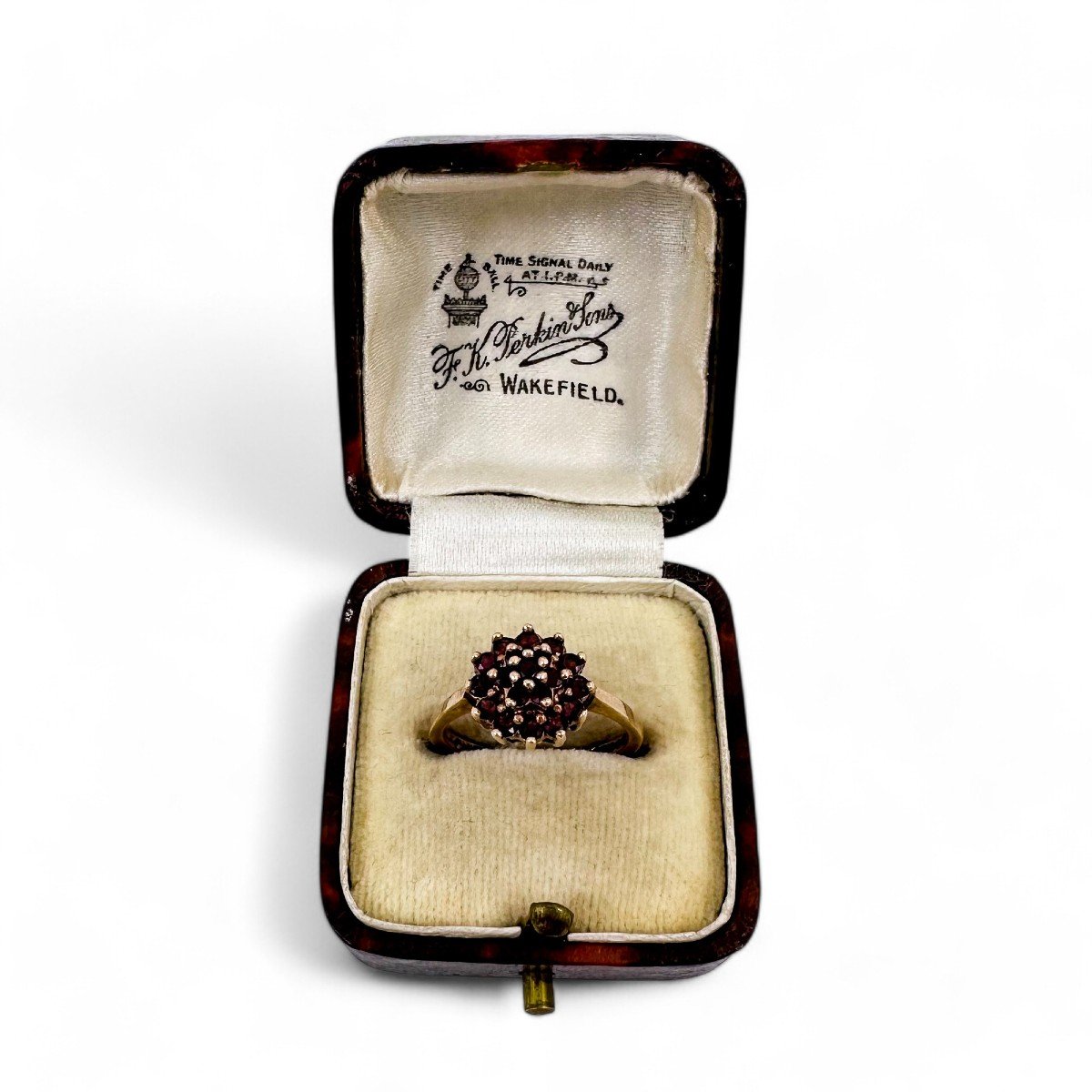 Bague Vintage Des Années 1970 En Or Jaune 9ct, Ornée d'Une Marguerite Florale. -photo-2