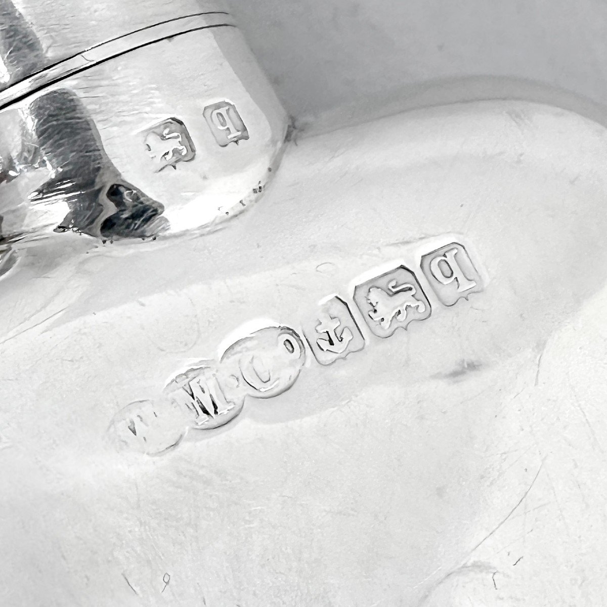 Flasque à Whisky Miniature En Argent Sterling 60 Ml / 2 Oz-photo-3