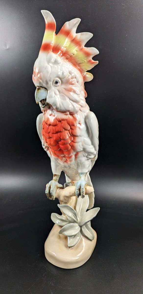Figurine De Perroquet Royal Dux , Bohemia-photo-3