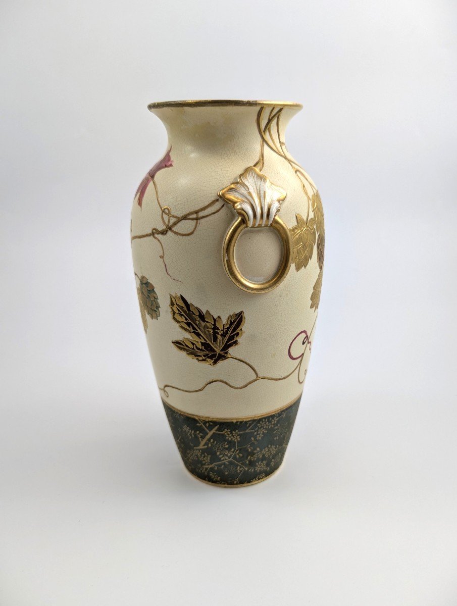 Vase Ancien Wedgwood Ivory Vellum, 1880-photo-3