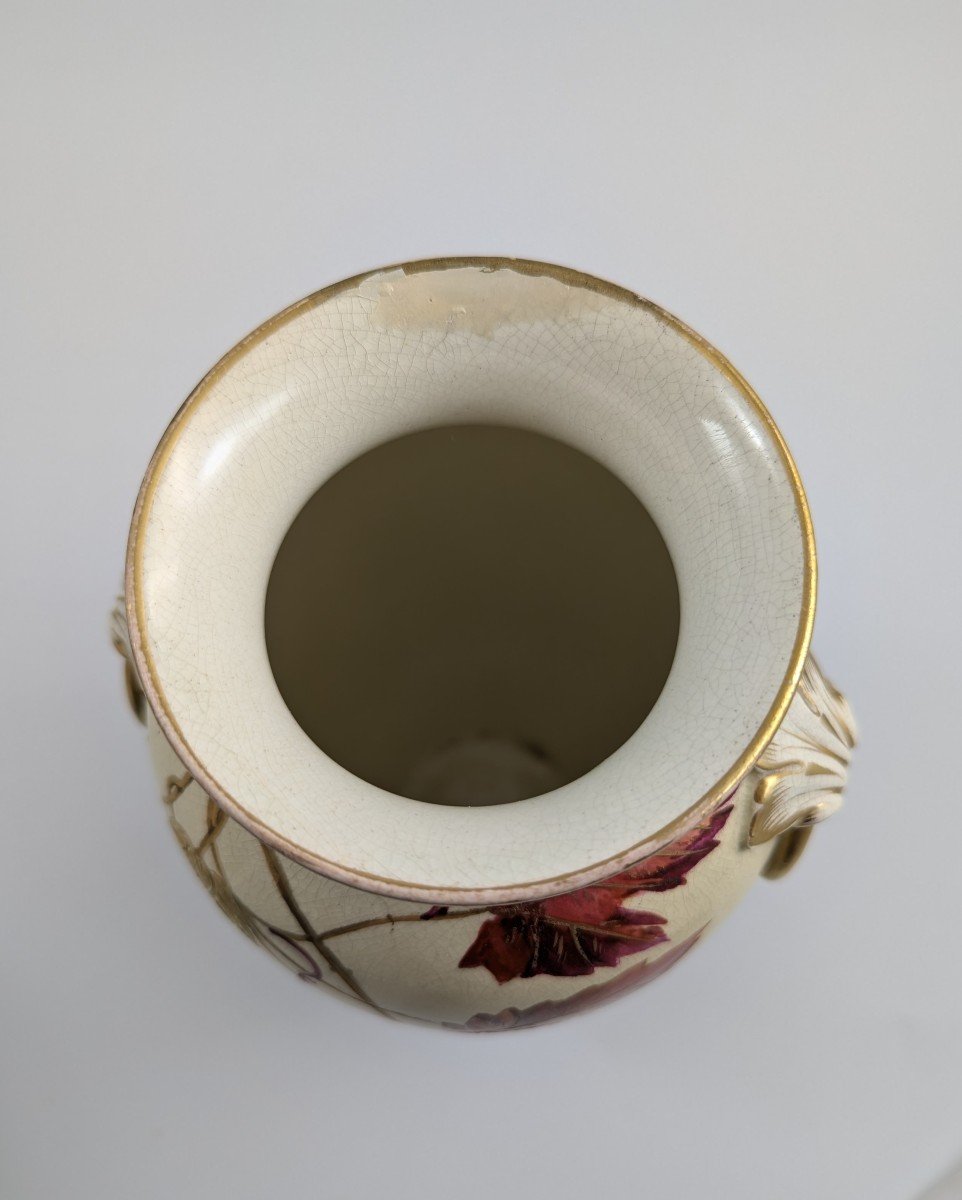 Vase Ancien Wedgwood Ivory Vellum, 1880-photo-4
