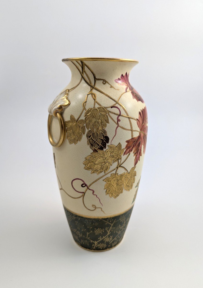 Vase Ancien Wedgwood Ivory Vellum, 1880-photo-7