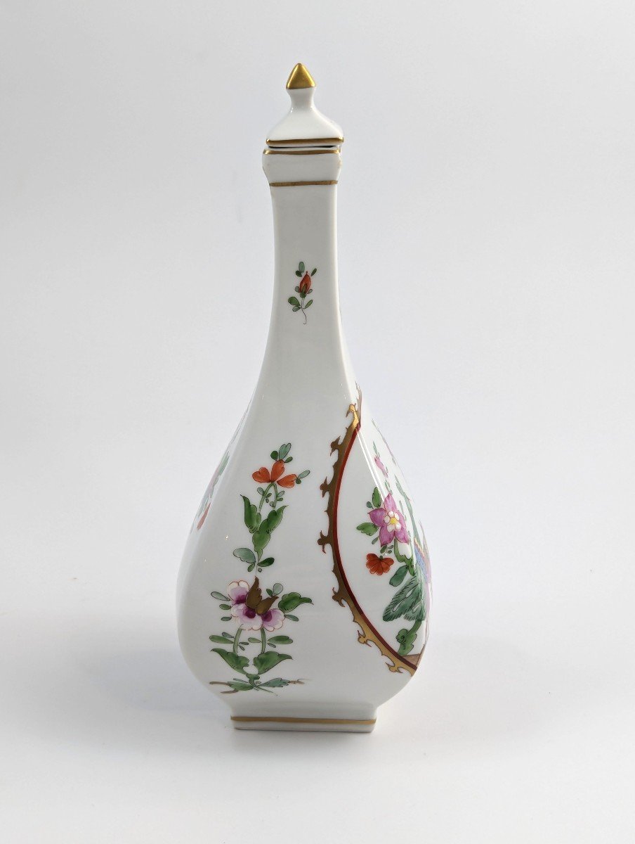 Thieme Potschappel Dresden Porcelain Scent Bottle, C. 1902-photo-4