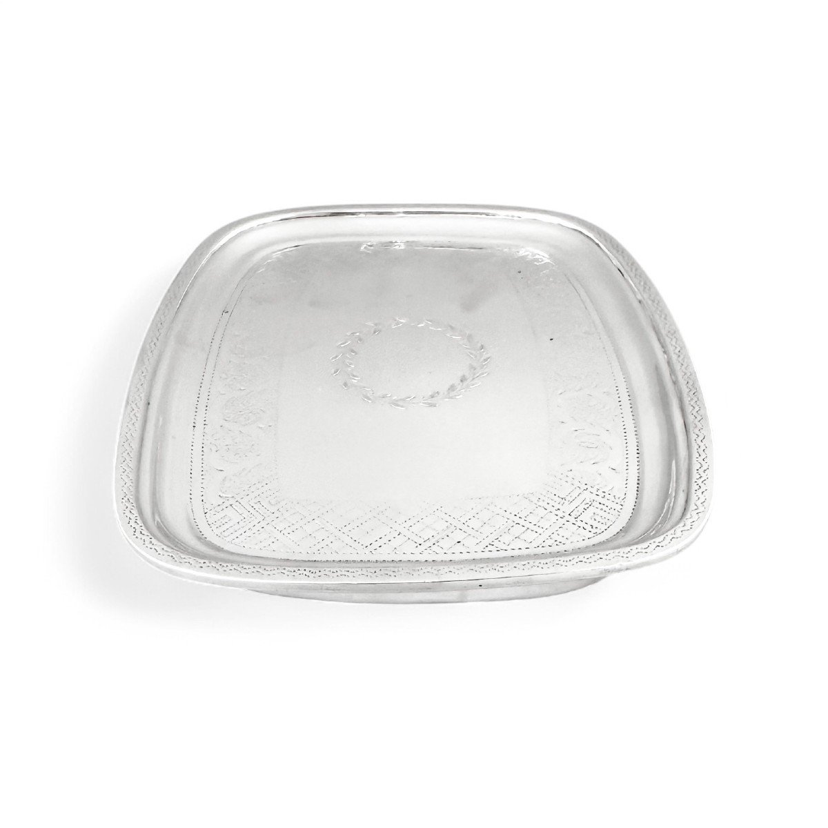 Ancien Présentoir à Théière / Vide-poche En Argent Sterling écossais époque George III-photo-4