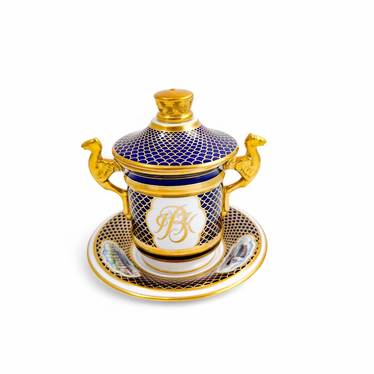 Limited Edition Spode Bone China Chocolate Cup & Saucer "ss Great Britain" # 413/500-photo-4