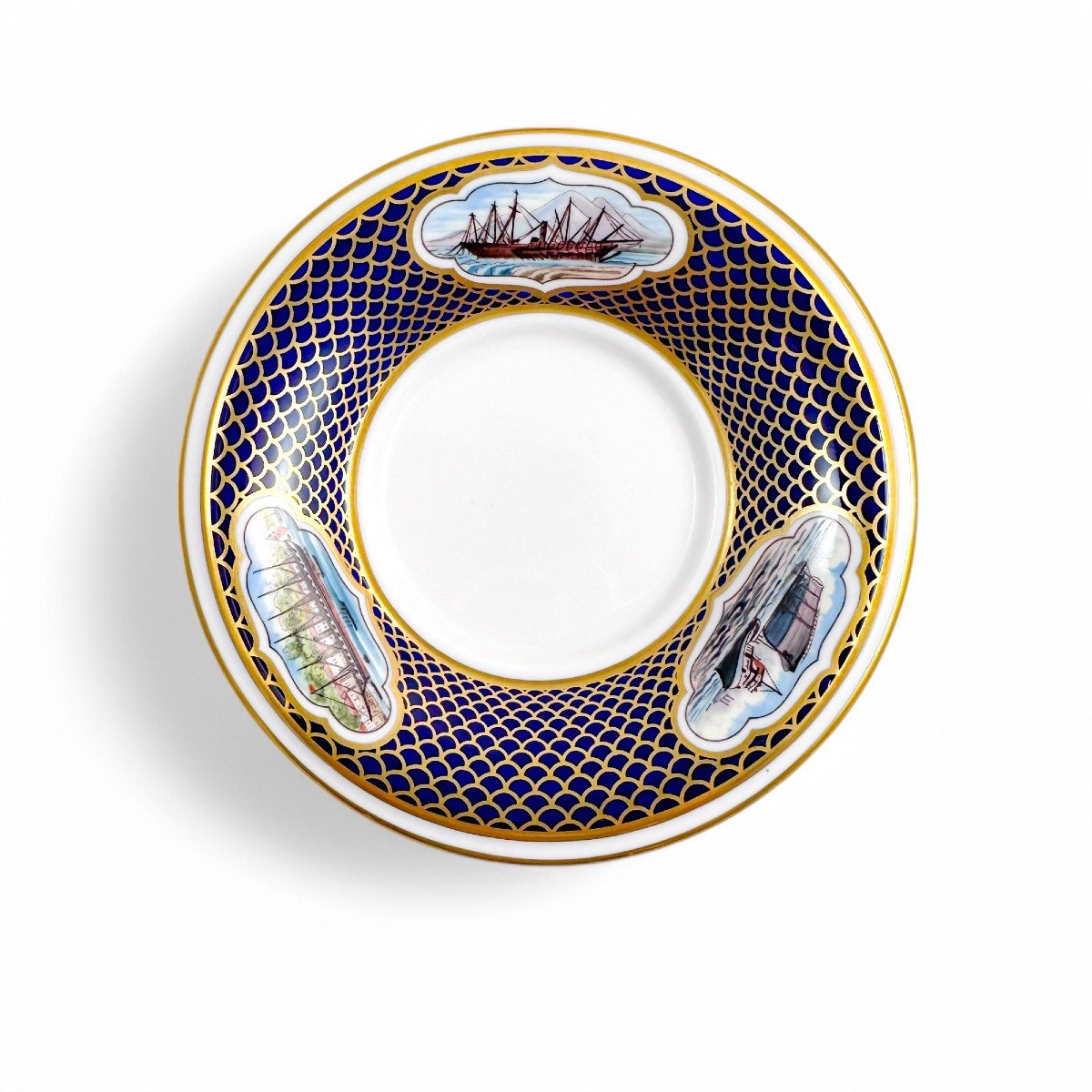 Limited Edition Spode Bone China Chocolate Cup & Saucer "ss Great Britain" # 413/500-photo-4