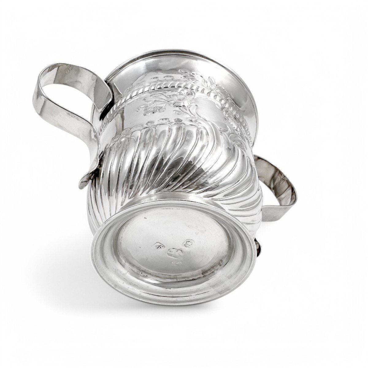 Antique Georgian Sterling Silver Two Handled Sugar Bowl / Porringer,  Peaston,  1761-photo-2