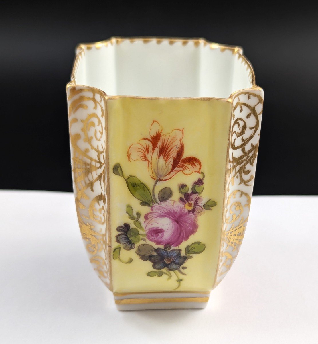 Donath & Co, Dresde, Tasse Et Soucoupe En Porcelaine, Vers 1890.-photo-5