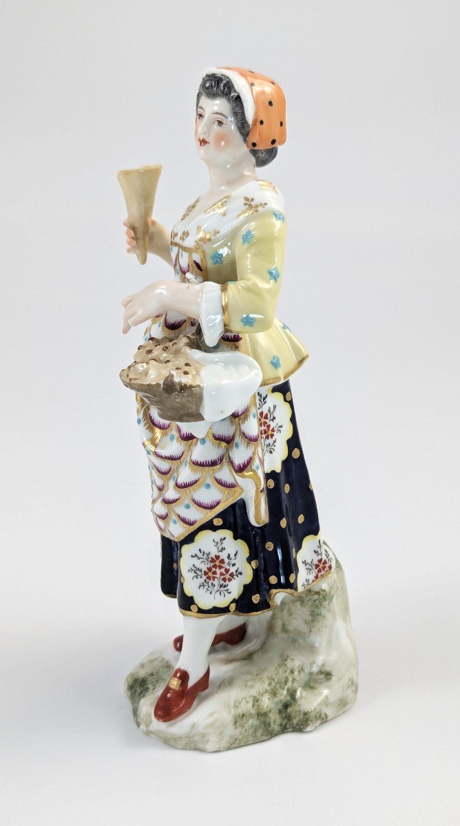 Samson Of Paris After Derby, Figurine Of A Street Seller, C. 1850-photo-2