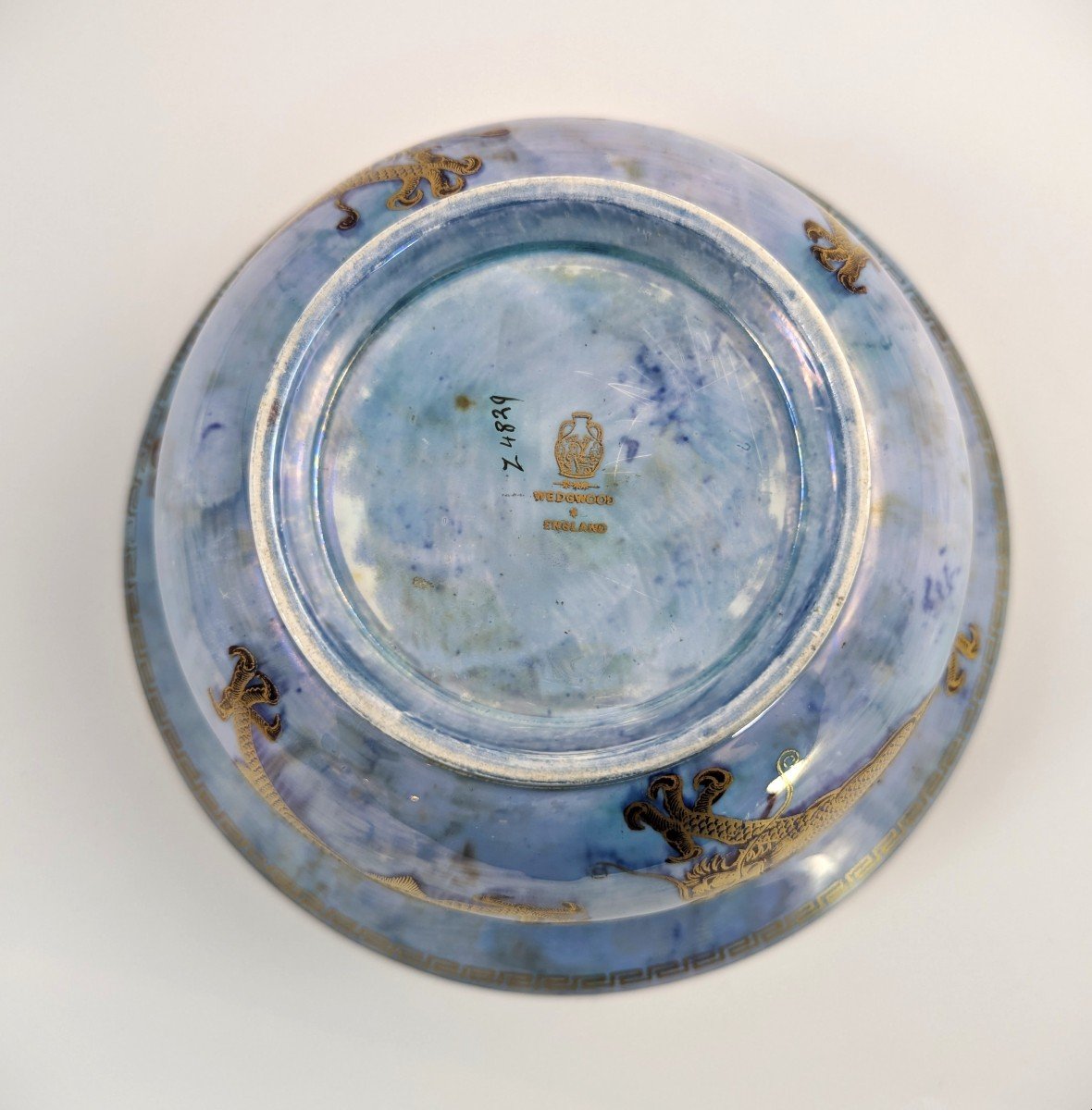 Wedgwood “king Dragon” Lustre Bowl, Daisy Makeig-jones, C. 1915-photo-4