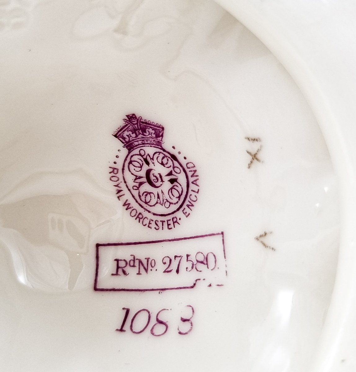 Chandelier En Porcelaine Royal Worcester Victorien – Grenouille Sur Nénuphar, Style Esthétique-photo-7