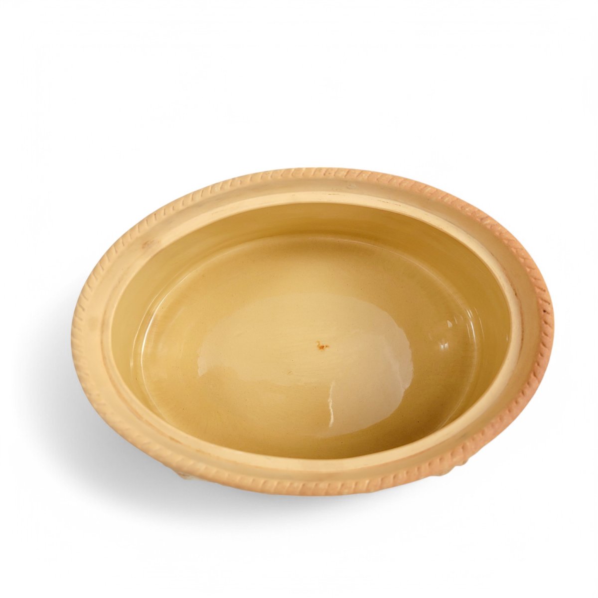 Brownfield Stoneware Game Pie Dish With Bird And Fern Decoration, Staffordshire 1875-photo-4