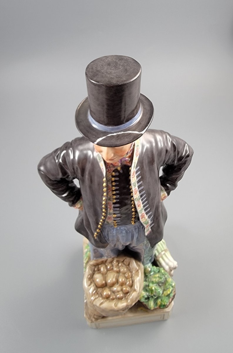 Paire De Figurines Royal Copenhagen Costumes Amager 12102 & 12103-photo-7