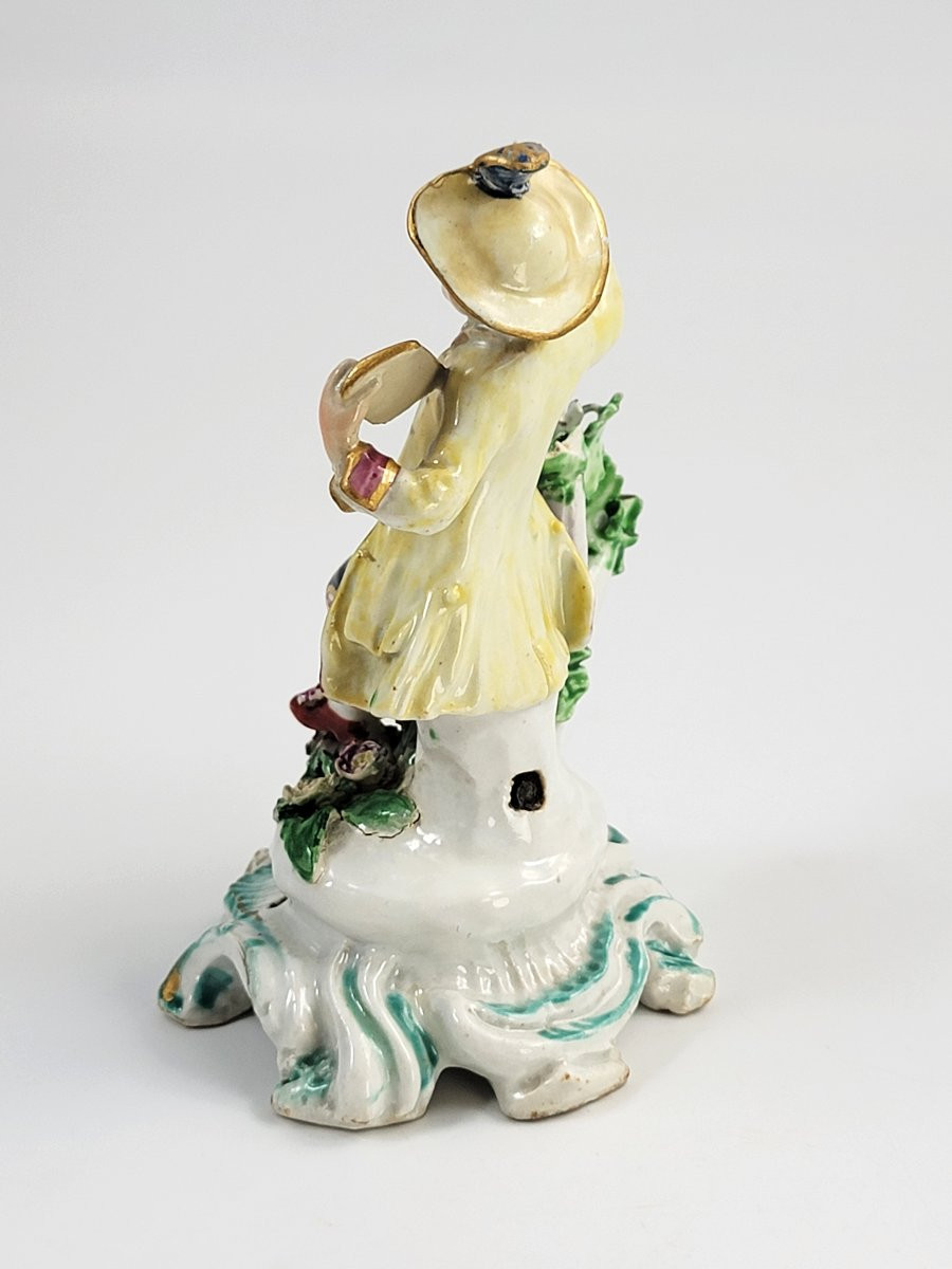 Statuette En Porcelaine De Bow – Jeune Chanteur, Vers 1765-photo-3