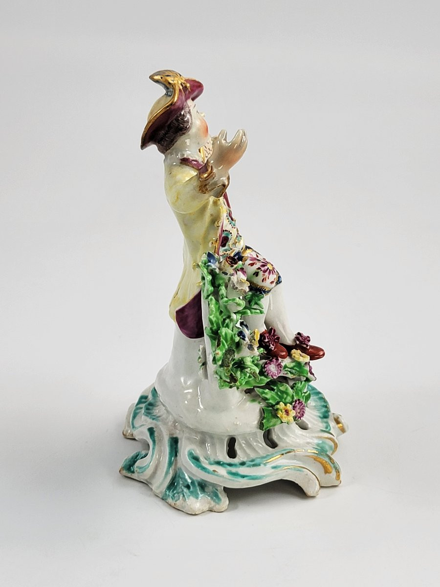 Statuette En Porcelaine De Bow – Jeune Chanteur, Vers 1765-photo-2
