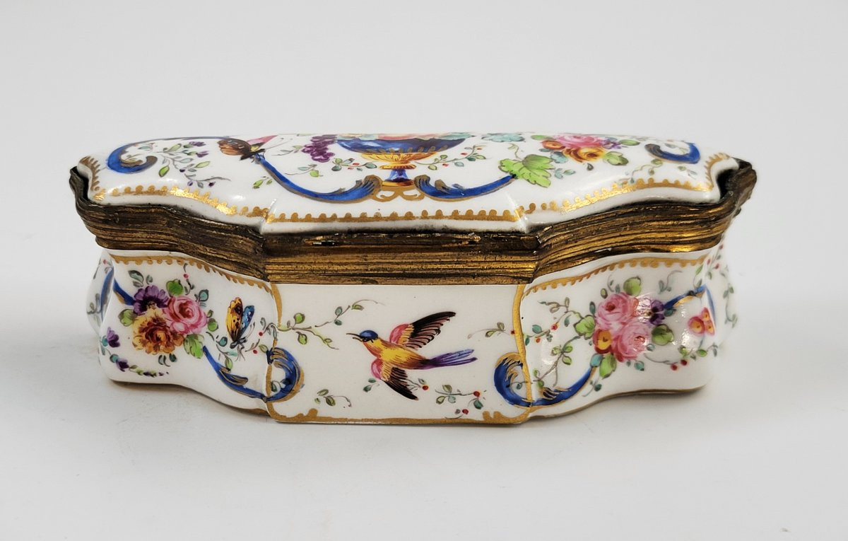19th-century French Samson Porcelain Jewel Box – After Sèvres, C. 1850-photo-2