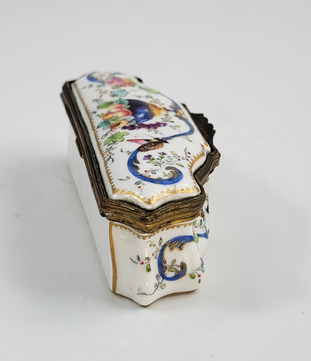 19th-century French Samson Porcelain Jewel Box – After Sèvres, C. 1850-photo-1
