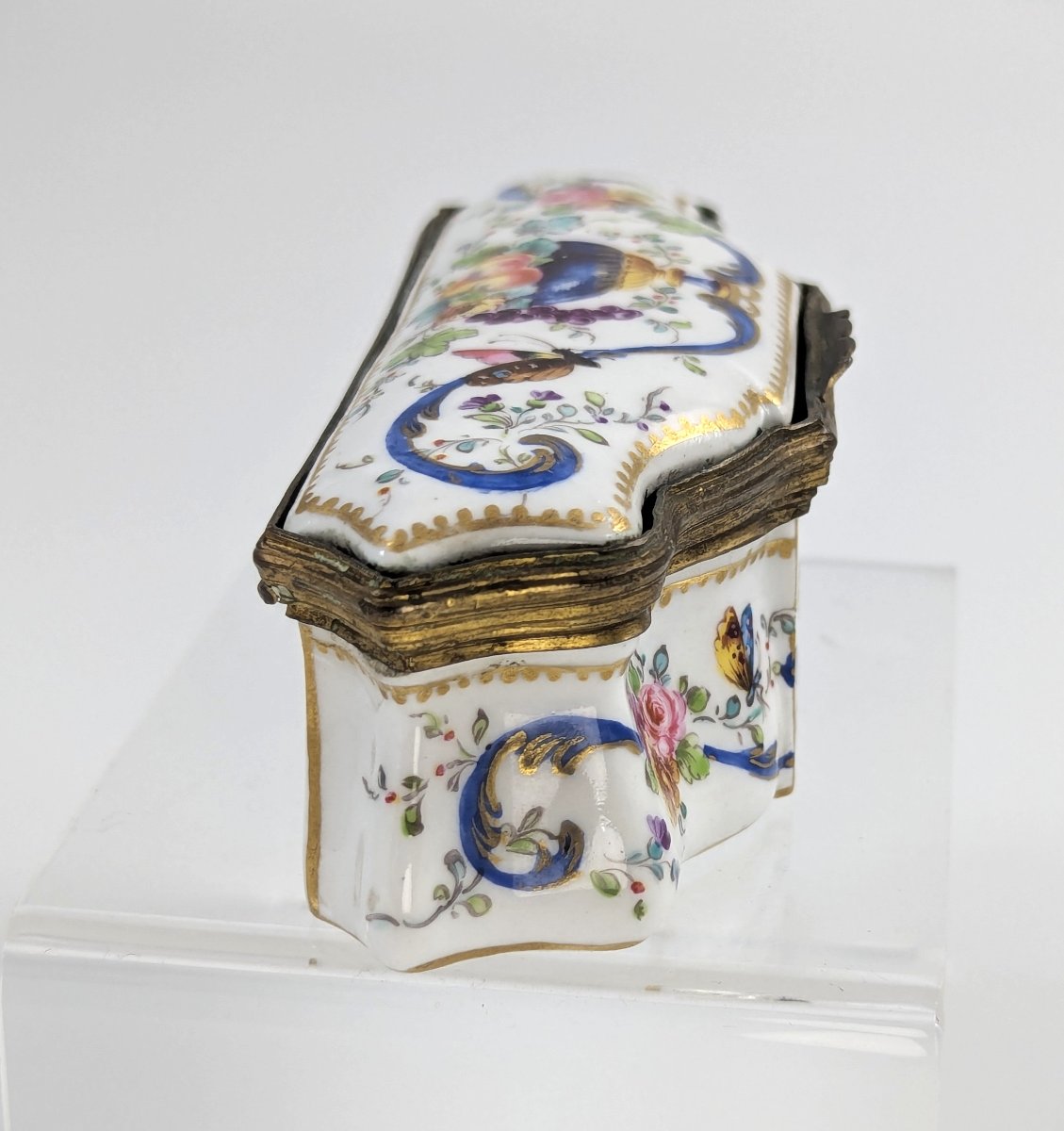 19th-century French Samson Porcelain Jewel Box – After Sèvres, C. 1850-photo-8
