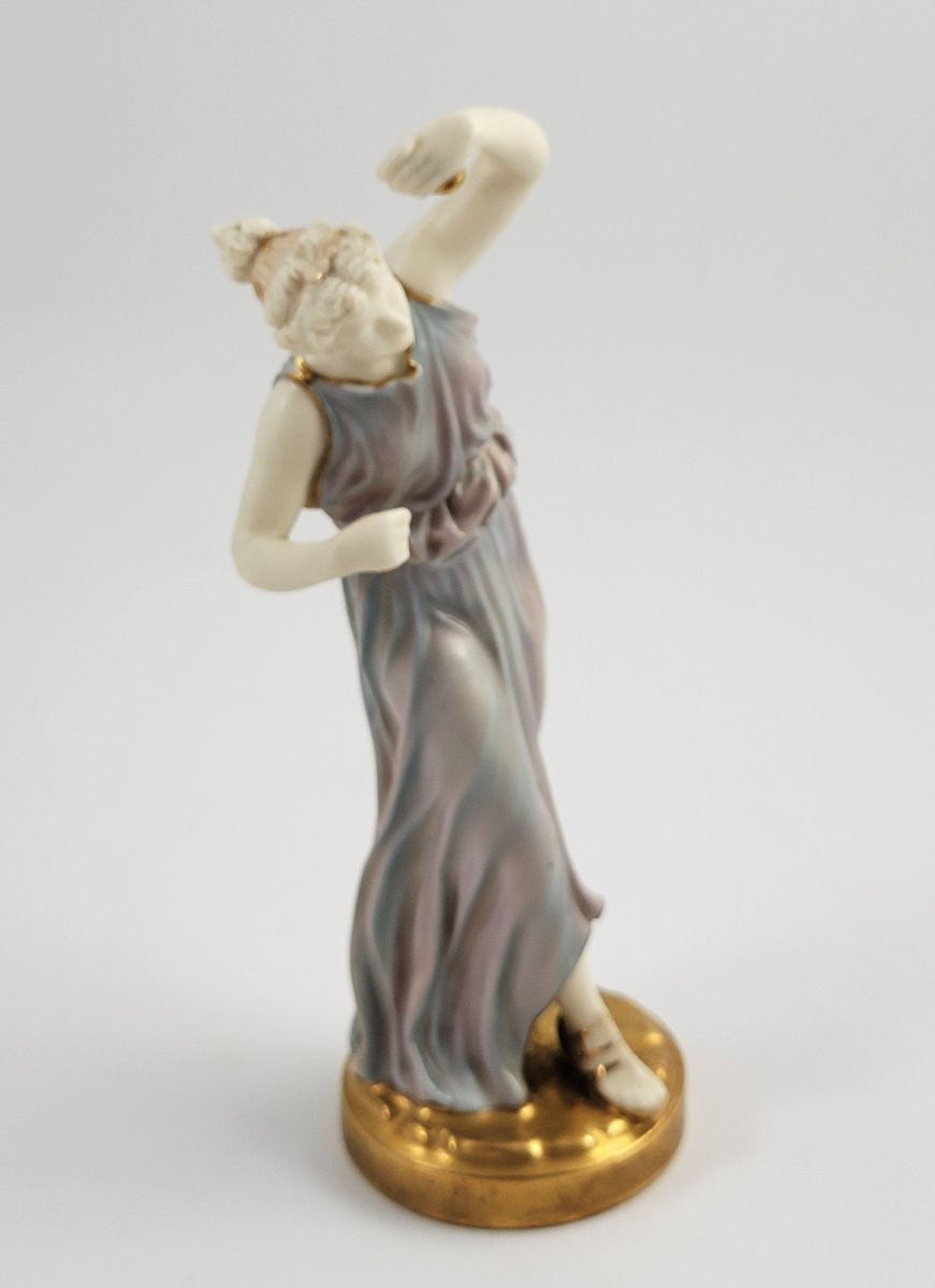 Royal Worcester Porcelain Figurine, Dancing Woman-photo-2