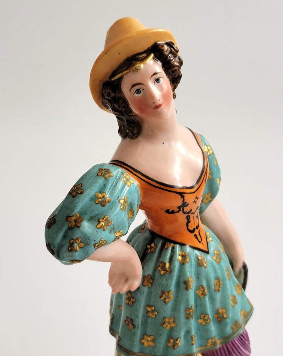  Jacob Petit, Flacon à Parfum en Forme de Figurine, France, vers 1830 -photo-3