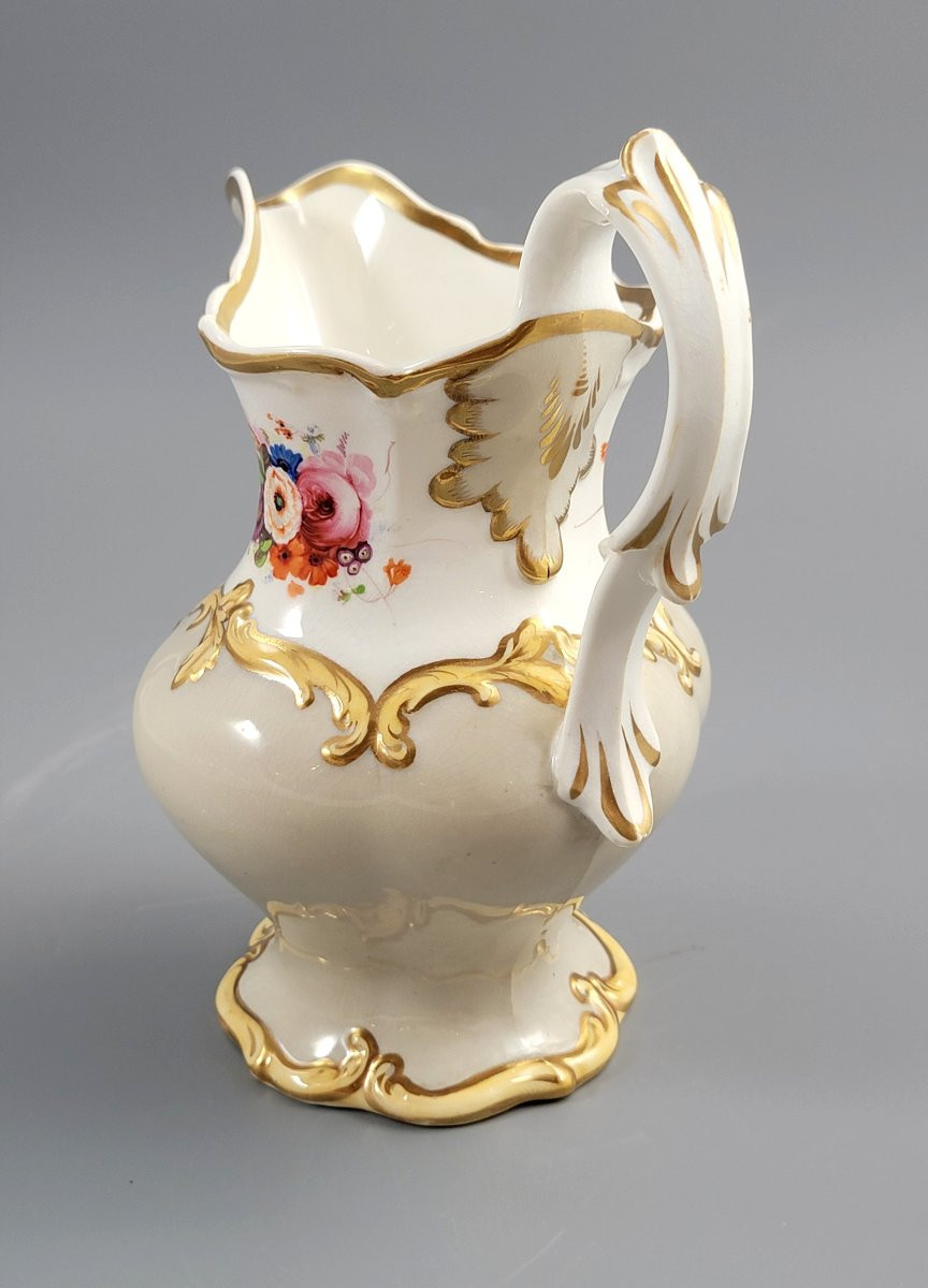 Pichet en porcelaine de Rockingham, Angleterre, vers 1830-photo-2