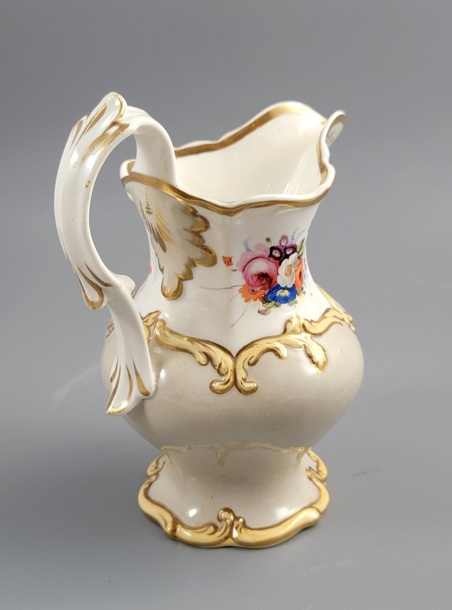 Pichet en porcelaine de Rockingham, Angleterre, vers 1830-photo-3