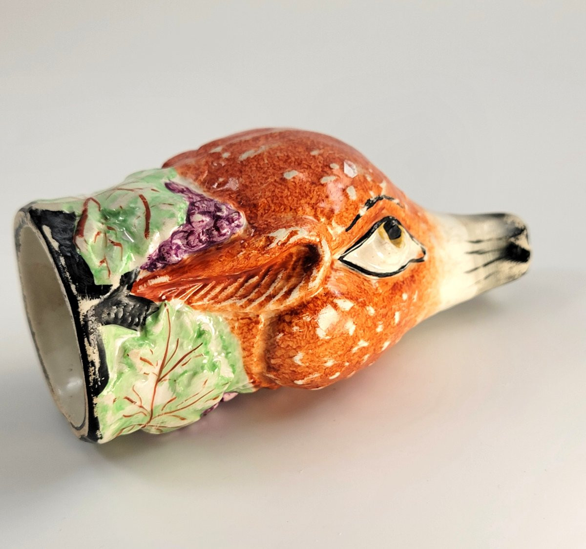 Rare coupe étrier en porcelaine du Royal Staffordshire, vers 1820-1840-photo-4