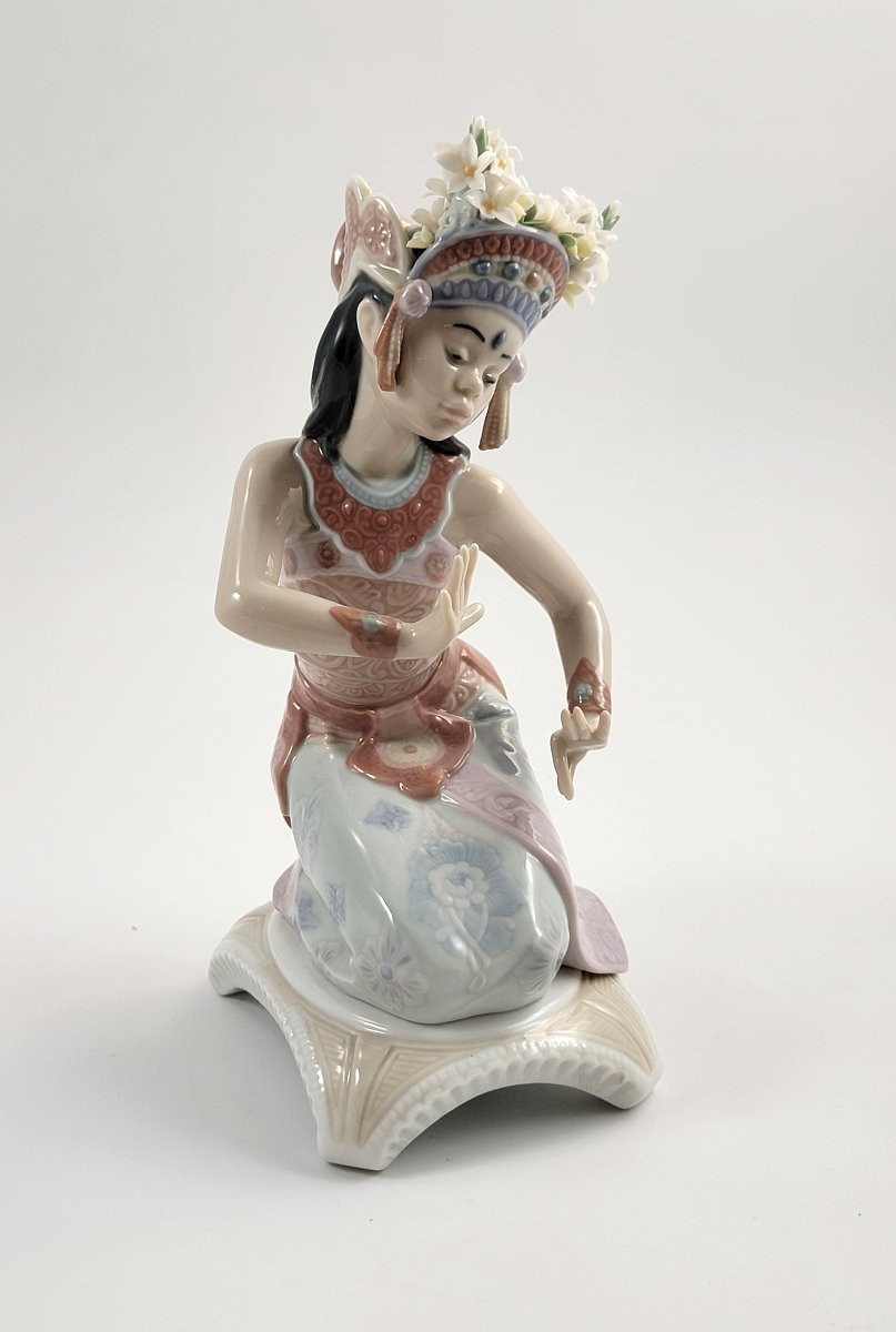 Lladro Bali Dancer, Modèle 6142, Années 1990, ,Porcelaine Espagne-photo-3