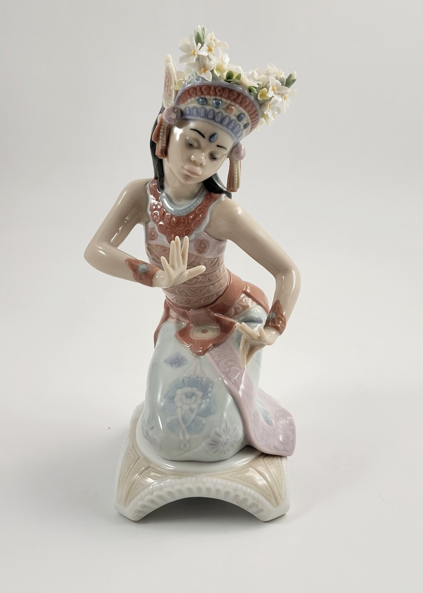 Lladro Bali Dancer, Modèle 6142, Années 1990, ,Porcelaine Espagne
