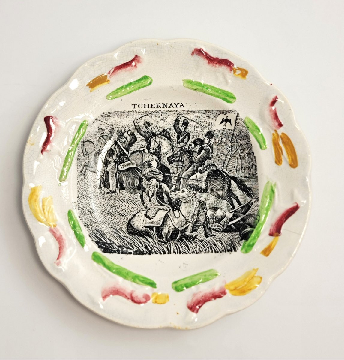 Staffordshire Crimean War Plates, Balaklava & Tchernaya, C.1855–56-photo-2