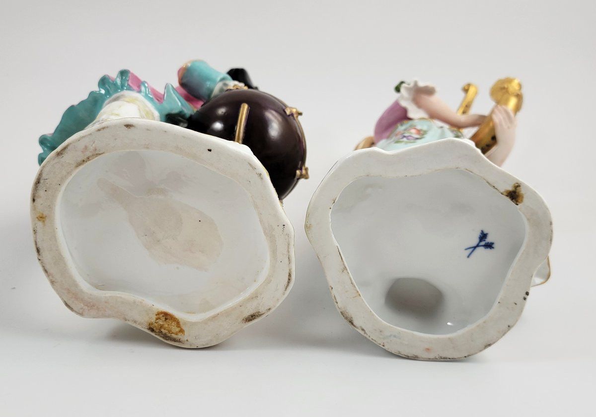 French Porcelain Figures Of Musicians, Bloch & Sie, Paris, C. 1887–1900-photo-3