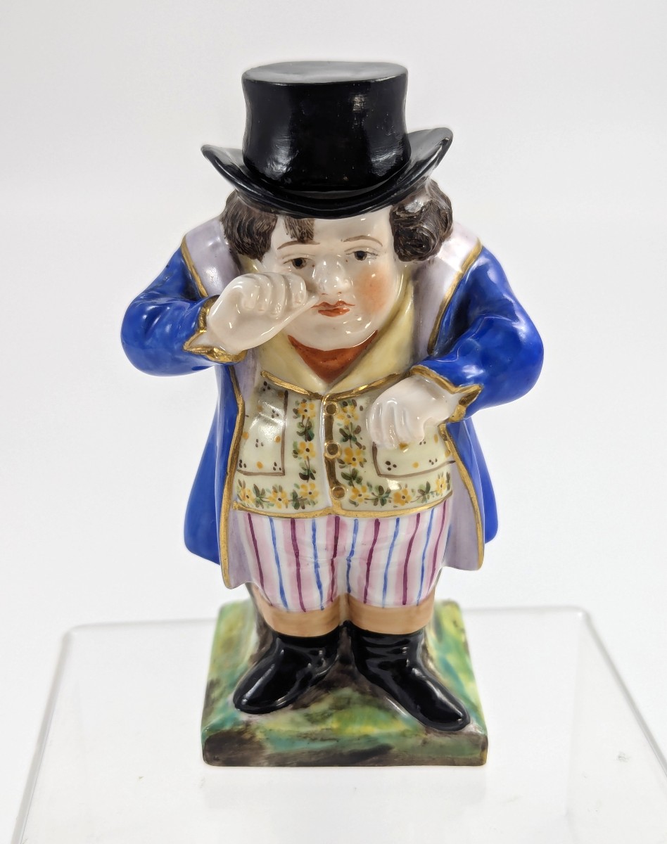 Stevenson & Hancock, Derby, Toby Jug “Snuff Taker”, vers 1862